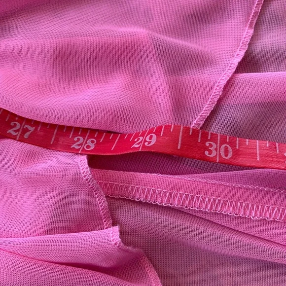 Gorgeous Roxette Pink and Black High-Low Dress, Girl's Size 12. - Picture 10 of 13